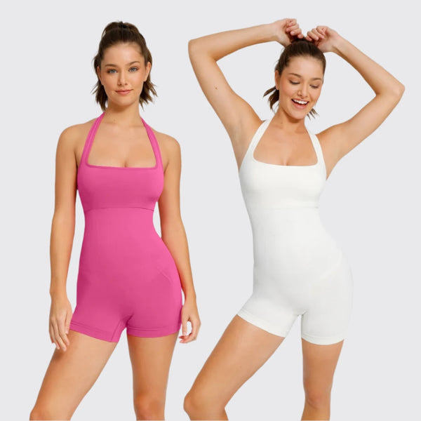 Sculpting Square Neck Shapewear Jumpsuit