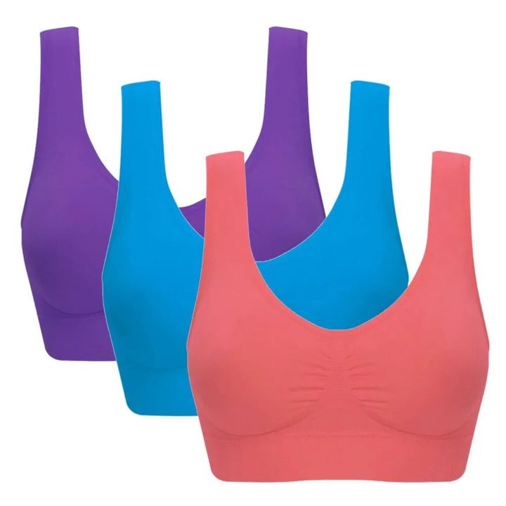 BODYSIZE Women's Padded Seamless Bra SF-24 (Stretchable Soft Pads), Demi  Cup, Bra, T-Shirt Bra, Soft Cotton Fabric (Wire-Free)