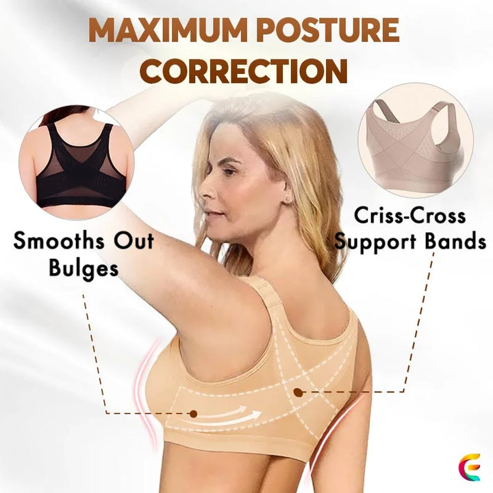 Big Clear!]Posture Corrector Lift Up Bra Women Cross Back Bra Breathable  Underwear Shockproof Sports Support Fitness Vest Bras 