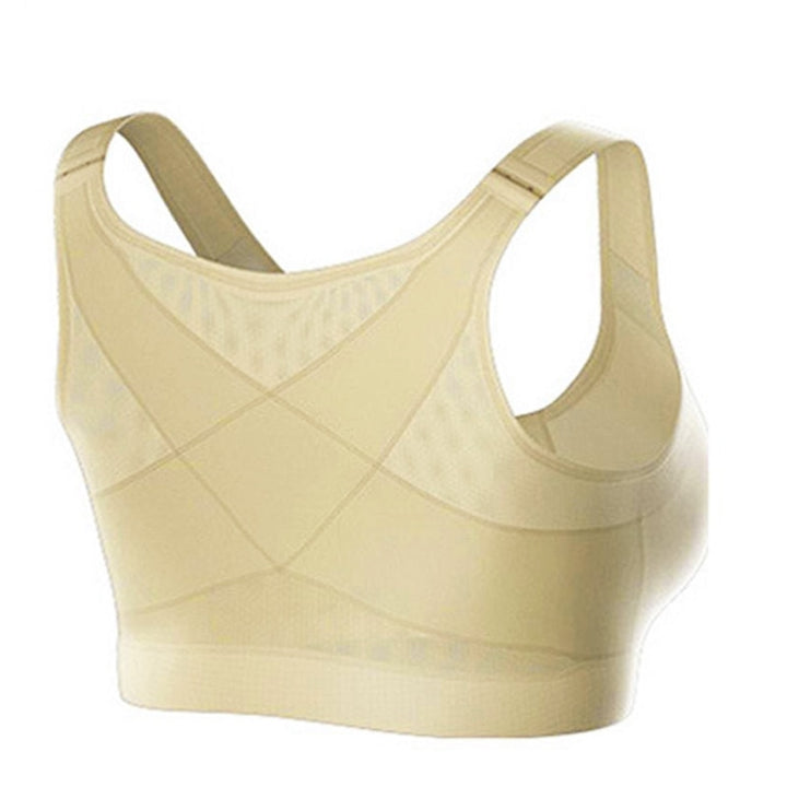 bandoo Posture Correcting Bra, Posture Bra, Full Back Coverage Bras for  Women, Semibras for Older Women Front Closure (3XL, Beige) : :  Clothing, Shoes & Accessories