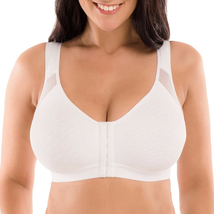 Embraced Bra for Seniors with Front Closure, Summer Posture Correcting Bras  for Women Front Close Push Up Bra Plus Size Womens Bras Front Closure