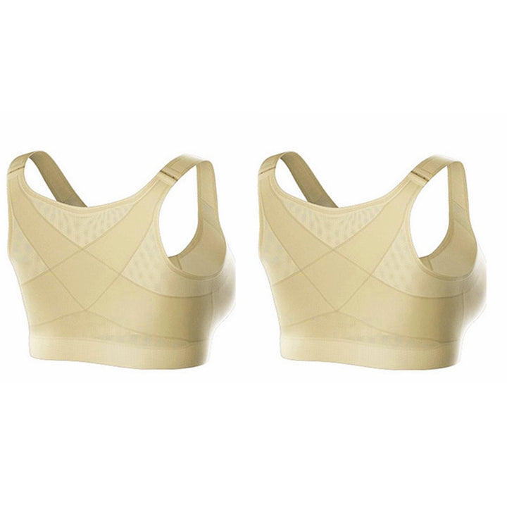 Buy 1 Get 2 Free😍Posture Correcting Front Buckle Bra  🤩A 70-Yr-old  grandmother designed and development Women's Posture Correcting Front  Buckle Bra - Only for the big beautiful queen!💃Buy 1 Get 2